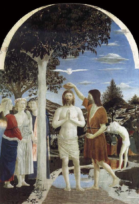 Piero della Francesca THe Baptism of Christ Germany oil painting art